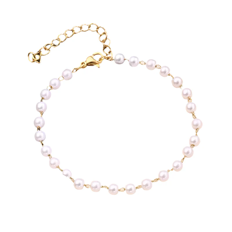 Αλυσίδα με λευκές πέρλες